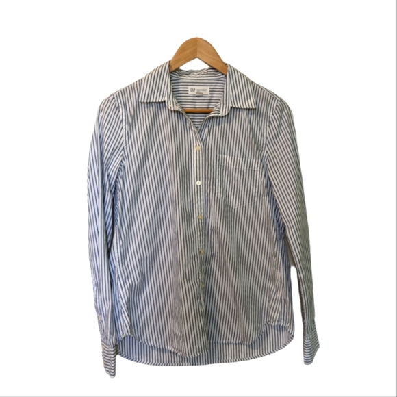 Gap Fitted Boyfriend Shirt - Picture 1 of 2